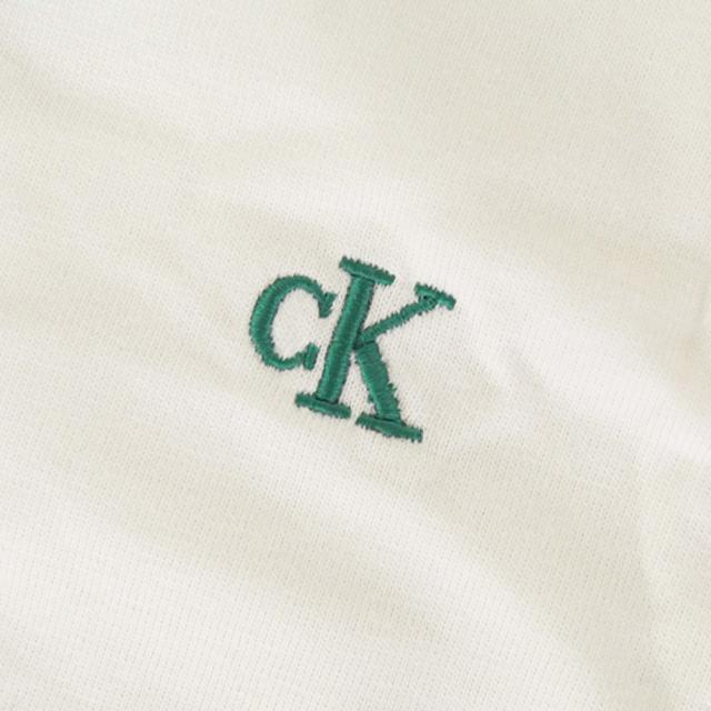 CALVIN KLEIN JEANS カルバンクラインジーンズ カルバンクライン レディース Tシャツ クルーネックTシャツ 半袖 トップス 47F226G アイボリー 2026春夏新作_6