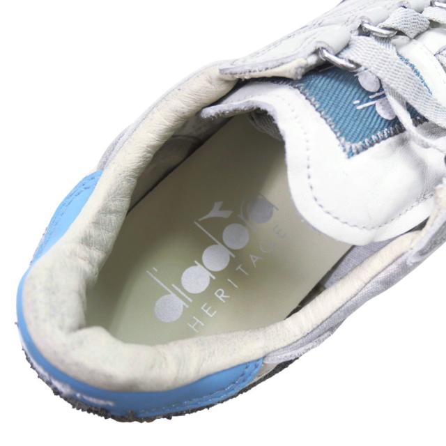 DIADORA HERITAGE ディアドラ ヘリテージ スニーカー メンズ ローカットスニーカー 靴 シューズ 182642 01 / EQUIPE DIRTY SW EVO グレー 2026春夏新作_7