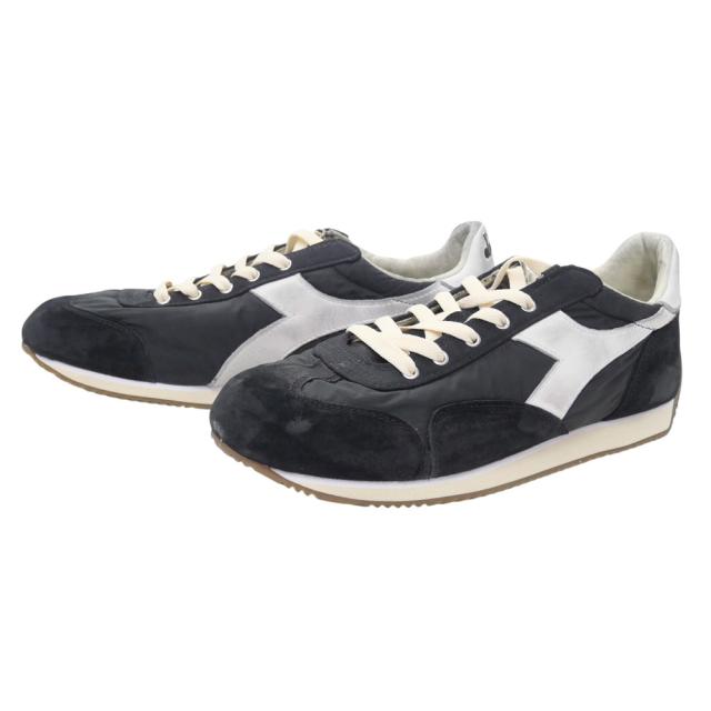 DIADORA HERITAGE ディアドラ ヘリテージ スニーカー メンズ ローカットスニーカー 靴 シューズ 182806 01 / EQUIPE VELA SW ブラック 2026春夏新作