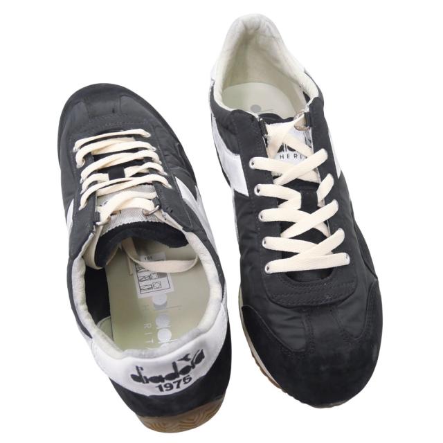 DIADORA HERITAGE ディアドラ ヘリテージ スニーカー メンズ ローカットスニーカー 靴 シューズ 182806 01 / EQUIPE VELA SW ブラック 2026春夏新作_1