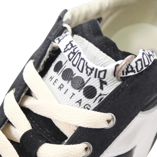 DIADORA HERITAGE ディアドラ ヘリテージ スニーカー メンズ ローカットスニーカー 靴 シューズ 182806 01 / EQUIPE VELA SW ブラック 2026春夏新作_4