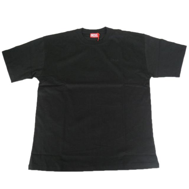 DIESEL ディーゼル Tシャツ メンズ クルーネックTシャツ 半袖 トップス 綿100％ A22509 0QIAM / T-BOXT-V15 ブラック 2026春夏新作_4