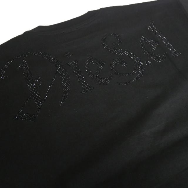 DIESEL ディーゼル Tシャツ メンズ クルーネックTシャツ 半袖 トップス 綿100％ A22509 0QIAM / T-BOXT-V15 ブラック 2026春夏新作_8
