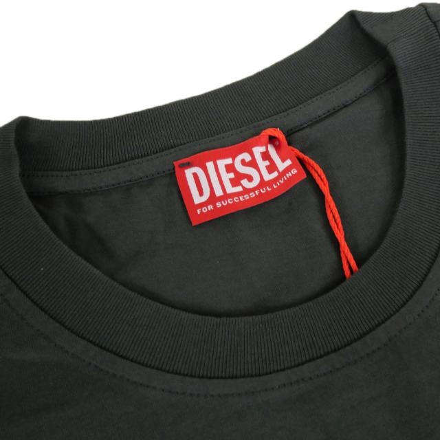 DIESEL ディーゼル Tシャツ メンズ クルーネックTシャツ 半袖 トップス 綿100％ A21027 0DMBJ / T-NORM-V11 ブラウン 2026春夏新作_5