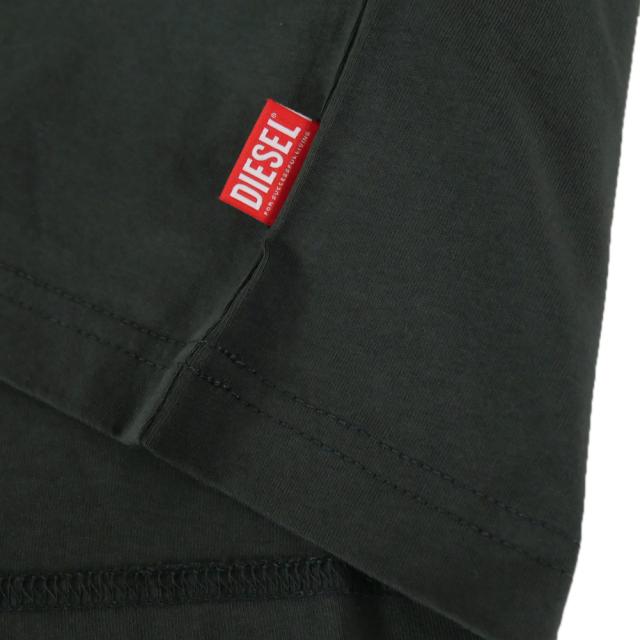DIESEL ディーゼル Tシャツ メンズ クルーネックTシャツ 半袖 トップス 綿100％ A21027 0DMBJ / T-NORM-V11 ブラウン 2026春夏新作_8