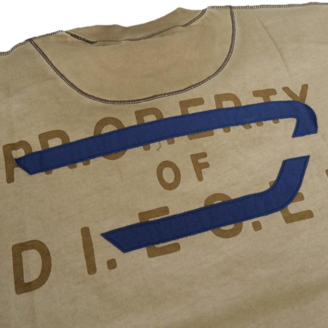 DIESEL ディーゼル Tシャツ メンズ クルーネックTシャツ 半袖 綿100％ A20226 0QMBT / T-LOOK ライトキャラメル 2026春夏新作_8