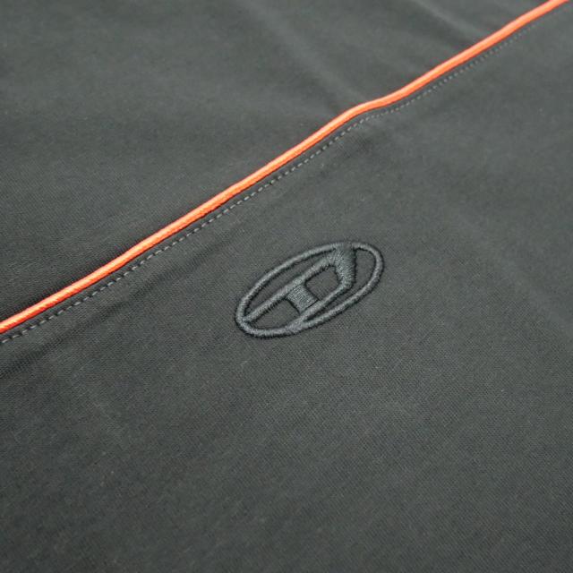 DIESEL ディーゼル Tシャツ メンズ クルーネックTシャツ 半袖 綿100％ A21118 0NIAX / T-NORM-PIPING ブラック 2026春夏新作_6