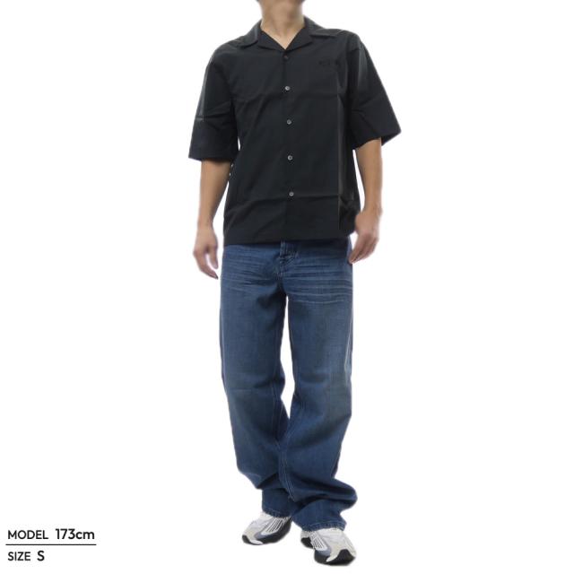 DIESEL ディーゼル メンズ カジュアルシャツ A20473 0GSBH / S-MAC-GSBH CAMICIA ブラック 2026春夏新作_1