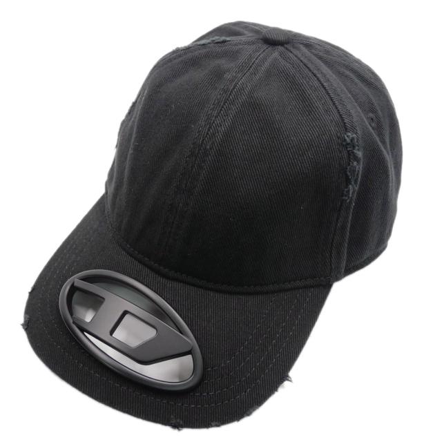 DIESEL ディーゼル 帽子 メンズ レディース ユニセックス キャップ A12709 0PFAA / C-BEAST-A1 ブラック 2026春夏新作_1