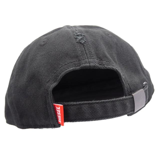 DIESEL ディーゼル 帽子 メンズ レディース ユニセックス キャップ A12709 0PFAA / C-BEAST-A1 ブラック 2026春夏新作_5