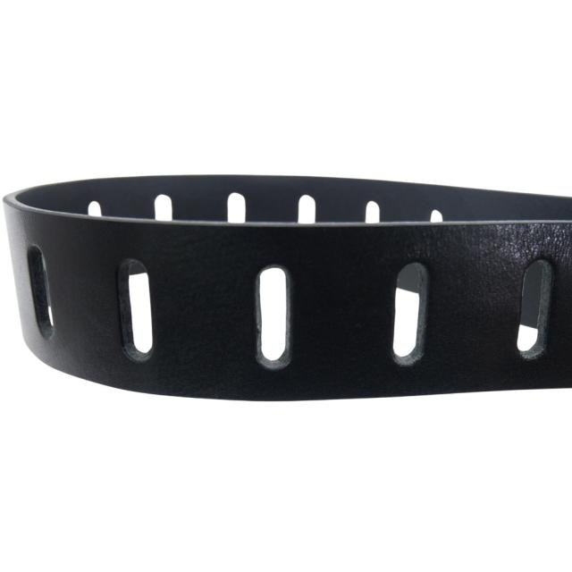 DIESEL ディーゼル ベルト メンズ レザーベルト X10594 PR227 / B-SHIFT METAL LOOP ブラック 2026春夏新作_6
