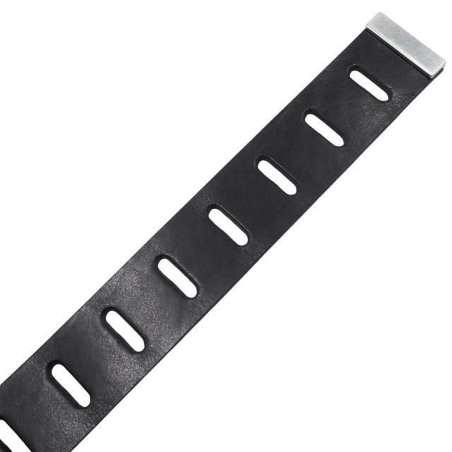 DIESEL ディーゼル ベルト メンズ レザーベルト X10594 PR227 / B-SHIFT METAL LOOP ブラック 2026春夏新作_7