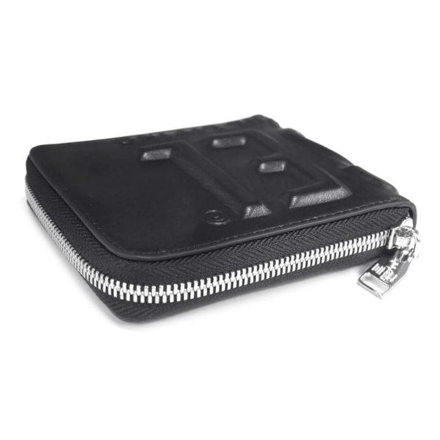 DIESEL ディーゼル メンズ二つ折り財布（小銭入れ付き） X10007 PR818 / DSL 3D-BI FOLD COIN ブラック 定番人気商品_2