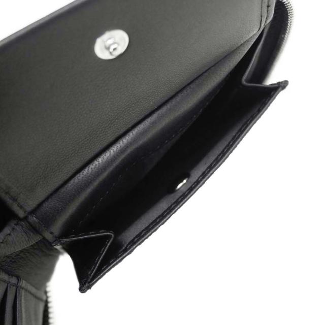DIESEL ディーゼル メンズ二つ折り財布（小銭入れ付き） X10007 PR818 / DSL 3D-BI FOLD COIN ブラック 定番人気商品_6