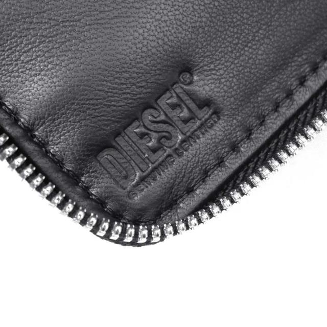 DIESEL ディーゼル メンズ二つ折り財布（小銭入れ付き） X10007 PR818 / DSL 3D-BI FOLD COIN ブラック 定番人気商品_7