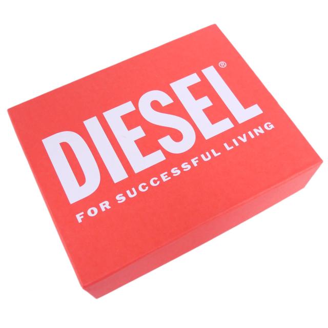 DIESEL ディーゼル メンズ二つ折り財布（小銭入れ付き） X10123 PR818 / HOLI-D BI-FOLD COIN S 3D ブラック 定番人気商品_8
