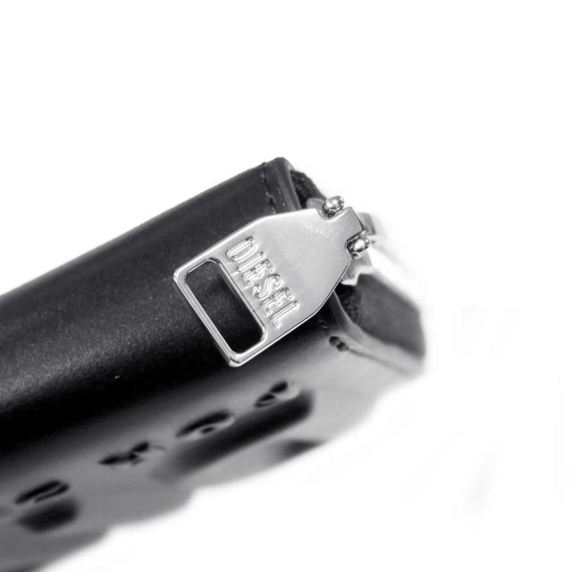 DIESEL ディーゼル メンズラウンドファスナー長財布（小銭入れ付き） X10006 PR818 / DSL 3D-CONTINENTAL ブラック 定番人気商品_3