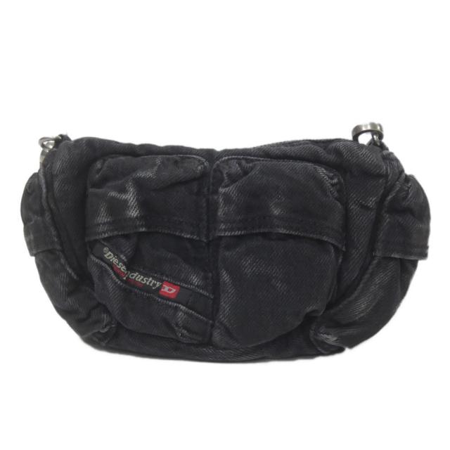DIESEL ディーゼル バッグ メンズ ボディバッグ X10486 P4485 / MULTI-PKTS CROSSBODY ブラック 2026春夏新作