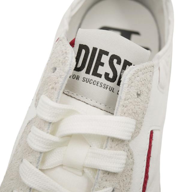 DIESEL ディーゼル スニーカー メンズ ローカット シューズ 靴 Y03644 P8404 / S-PAGODHA LOW ホワイト×グレー 定番人気商品