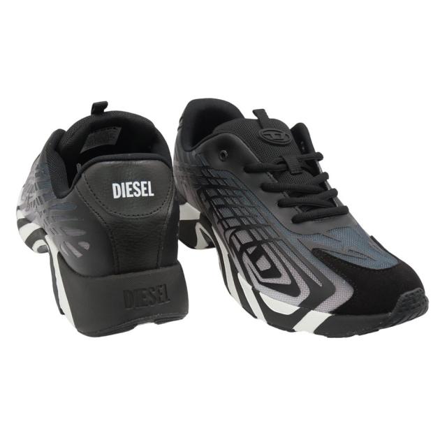 DIESEL ディーゼル スニーカー メンズ ローカット シューズ 靴 Y03738 P7473 / S-D-VITS 500 LOW ブラック 2026春夏新作_1