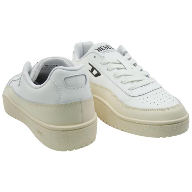 DIESEL ディーゼル スニーカー メンズ ローカット シューズ 靴 Y03608 P5576 / S-TRACKER-D LOW ホワイト×アイボリー 定番人気商品_1
