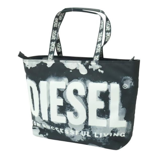 DIESEL ディーゼル メンズ トートバッグ X09857 P6338/RAVE TOTE NS X ブラック