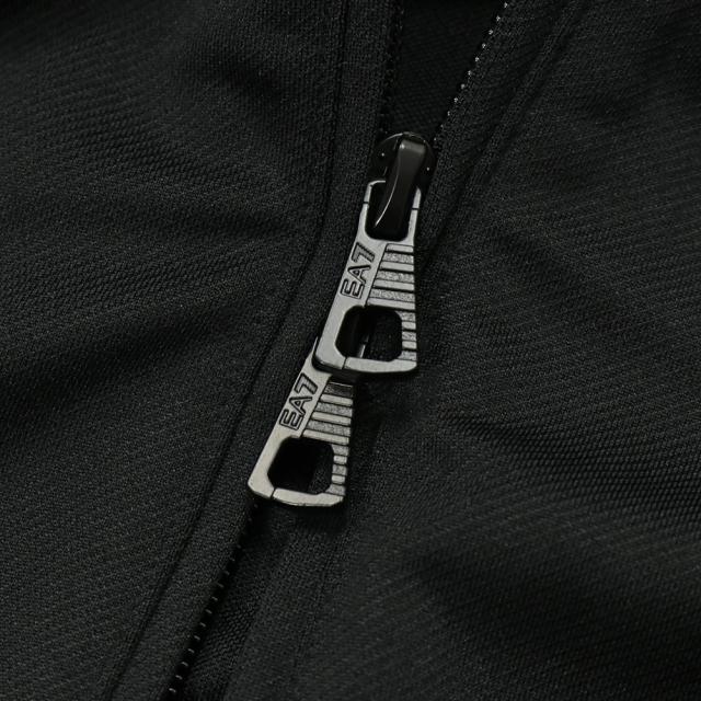 EMPORIO ARMANI エンポリオアルマーニ EA7 スウェット メンズ ジップアップスウェット 長袖 7M002297 AF21420 ブラック 2026春夏新作_9