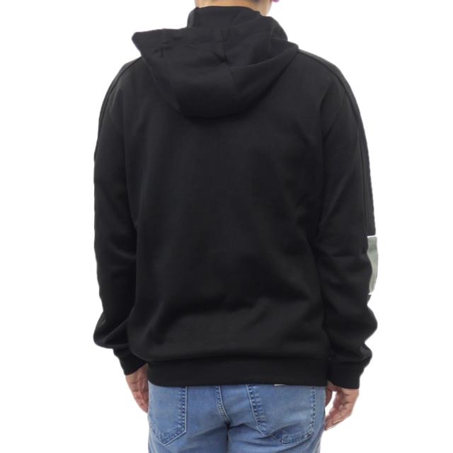 EMPORIO ARMANI エンポリオアルマーニ EA7 パーカー メンズ ジップアップパーカー 長袖 7M001496 AF12660 ブラック 2026春夏新作_3