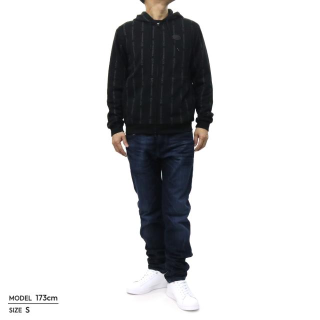 EMPORIO ARMANI エンポリオアルマーニ EA7 パーカー メンズ ジップアップパーカー 長袖 7M001392 AF12660 ブラック 2026春夏新作_1