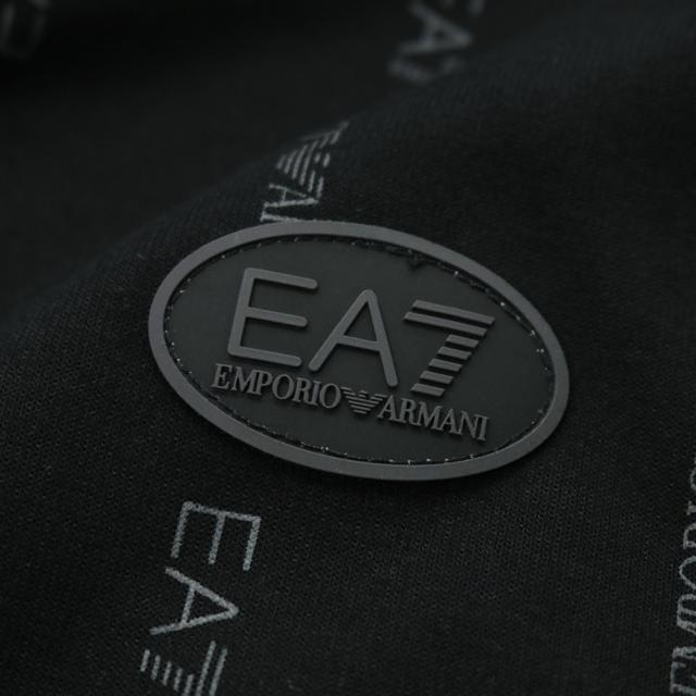 EMPORIO ARMANI エンポリオアルマーニ EA7 パーカー メンズ ジップアップパーカー 長袖 7M001392 AF12660 ブラック 2026春夏新作_6