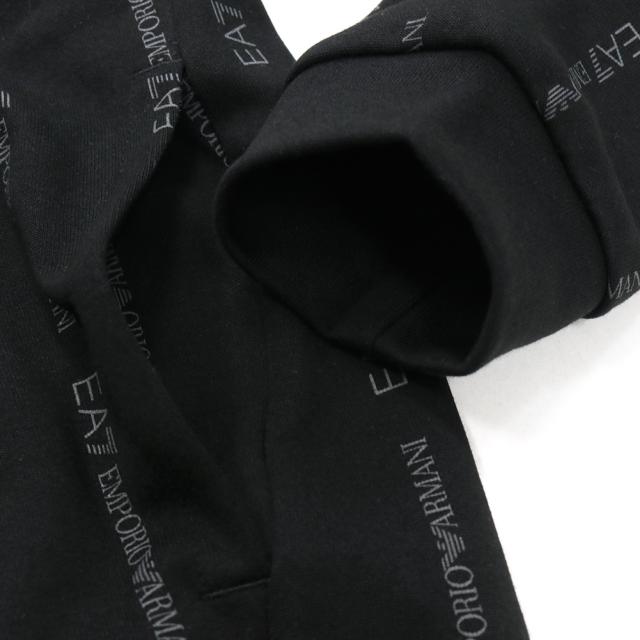 EMPORIO ARMANI エンポリオアルマーニ EA7 パーカー メンズ ジップアップパーカー 長袖 7M001392 AF12660 ブラック 2026春夏新作_7