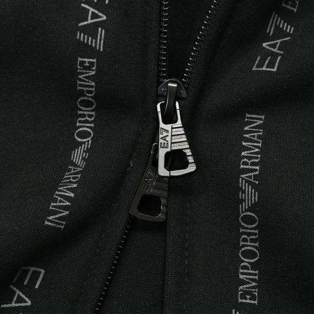 EMPORIO ARMANI エンポリオアルマーニ EA7 パーカー メンズ ジップアップパーカー 長袖 7M001392 AF12660 ブラック 2026春夏新作_8