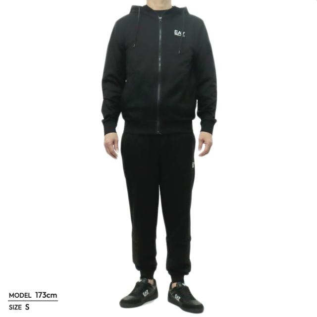EMPORIO ARMANI エンポリオアルマーニ EA7 メンズセットアップ 8NPV63 PJVRZ ブラック 定番人気商品