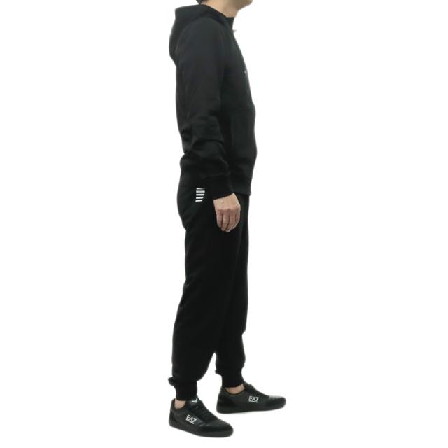 EMPORIO ARMANI エンポリオアルマーニ EA7 メンズセットアップ 8NPV63 PJVRZ ブラック 定番人気商品