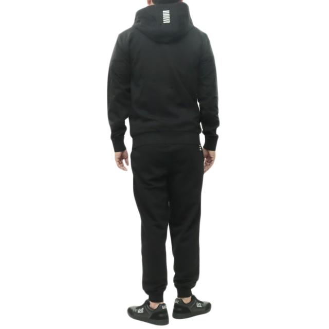EMPORIO ARMANI エンポリオアルマーニ EA7 メンズセットアップ 8NPV63 PJVRZ ブラック 定番人気商品