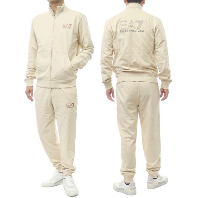 EMPORIO ARMANI エンポリオアルマーニ EA7 メンズ セットアップ 7M001318 AF13512 アイボリー 2026春夏新作