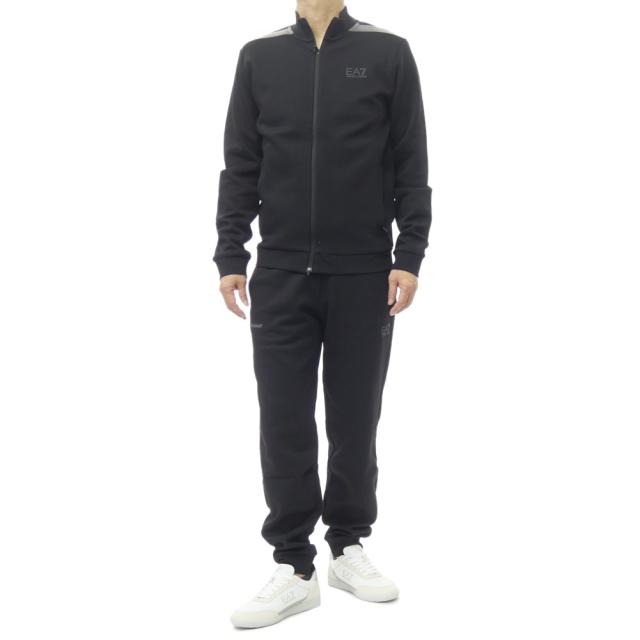 EMPORIO ARMANI エンポリオアルマーニ EA7 メンズ セットアップ 7M001601 AF20845 ブラック 2026春夏新作