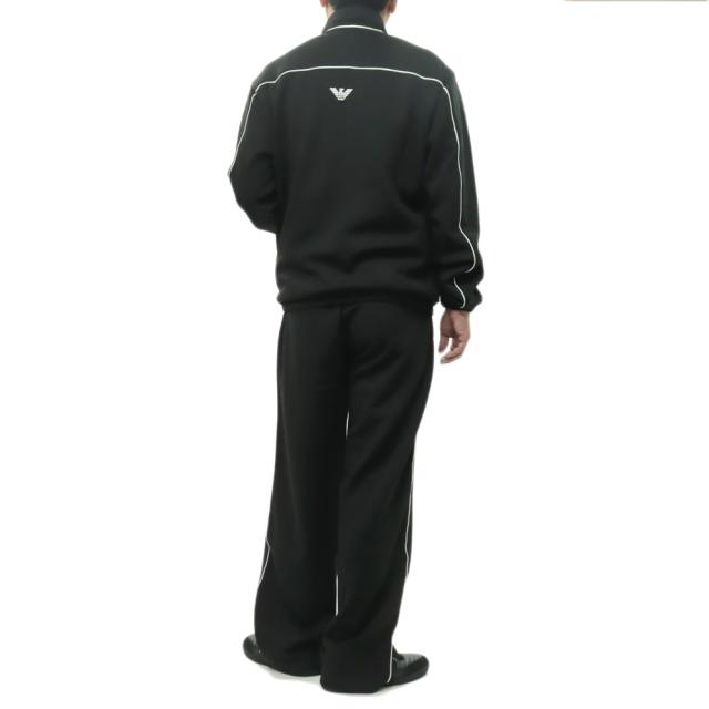 EMPORIO ARMANI エンポリオアルマーニ EA7 セットアップ メンズ 長袖 7M001526 AF21491 ブラック 2026春夏新作_3
