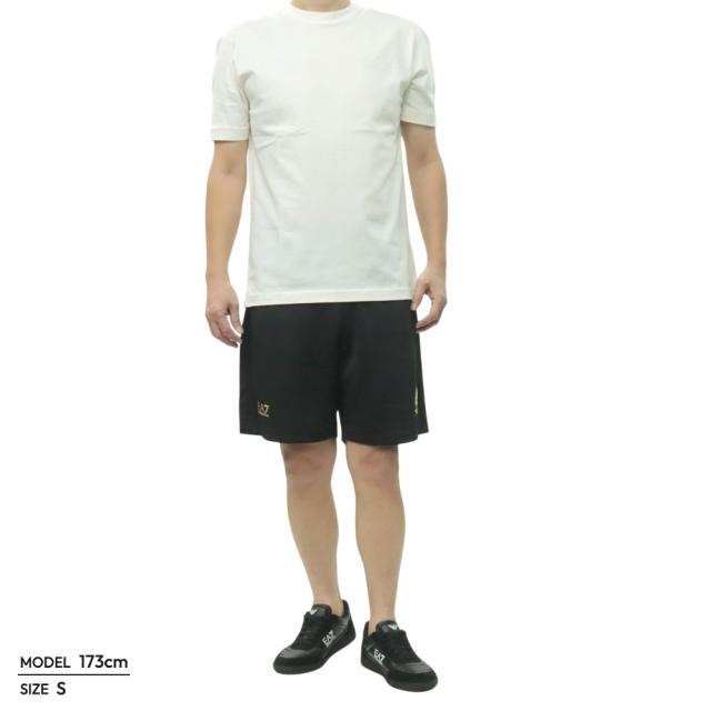 EMPORIO ARMANI エンポリオアルマーニ EA7 パンツ メンズ ショートパンツ 7M001301 AF21420 ブラック 2026春夏新作_1