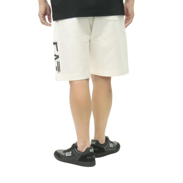 EMPORIO ARMANI エンポリオアルマーニ EA7 パンツ メンズ ショートパンツ 7M001329 AF17787 ホワイト 2026春夏新作_3