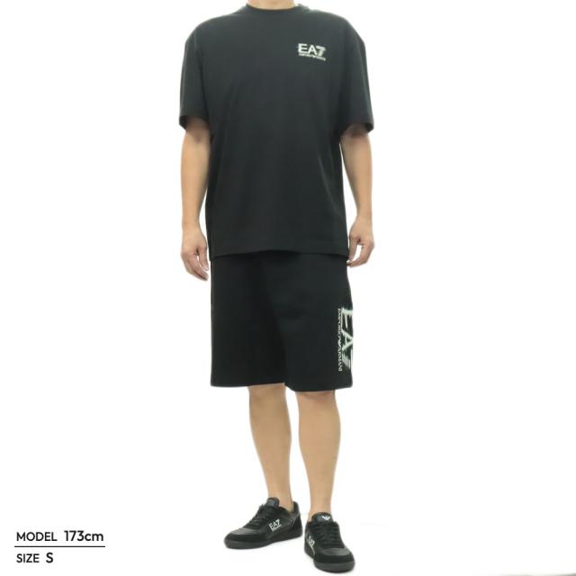 EMPORIO ARMANI エンポリオアルマーニ EA7 パンツ メンズ ショートパンツ 7M001329 AF17787 ブラック 2026春夏新作_1