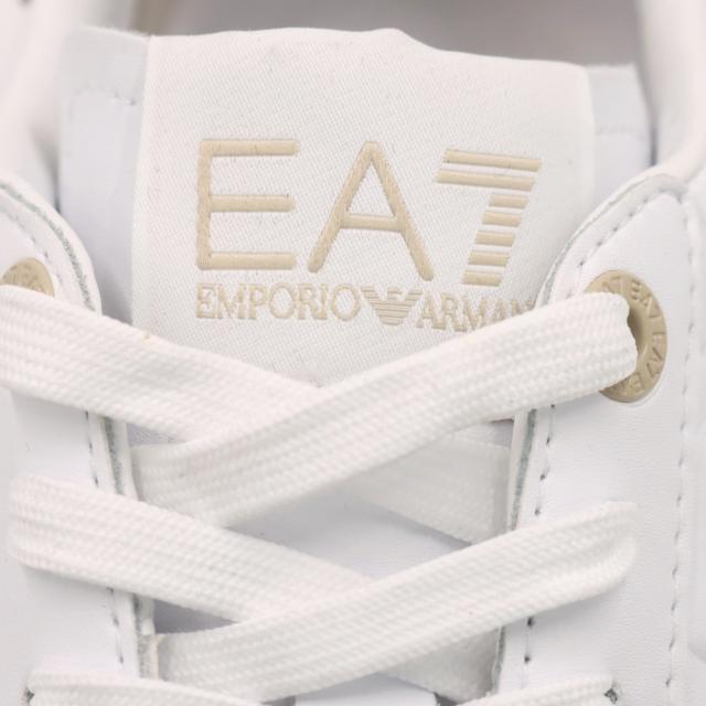 EMPORIO ARMANI エンポリオアルマーニ EA7 スニーカー メンズ ローカットスニーカー シューズ 靴 7X00331 AF10848 ホワイト×ベージュ 2026春夏新作