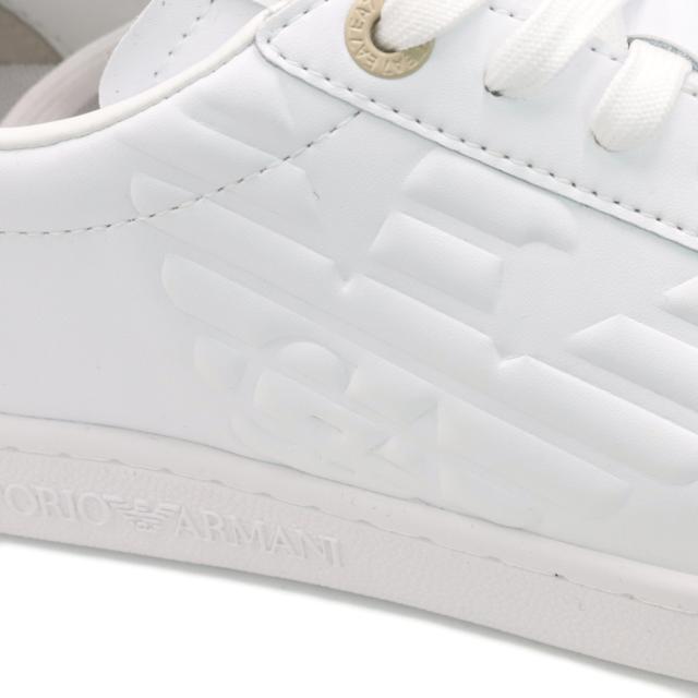 EMPORIO ARMANI エンポリオアルマーニ EA7 スニーカー メンズ ローカットスニーカー シューズ 靴 7X00331 AF10848 ホワイト×ベージュ 2026春夏新作