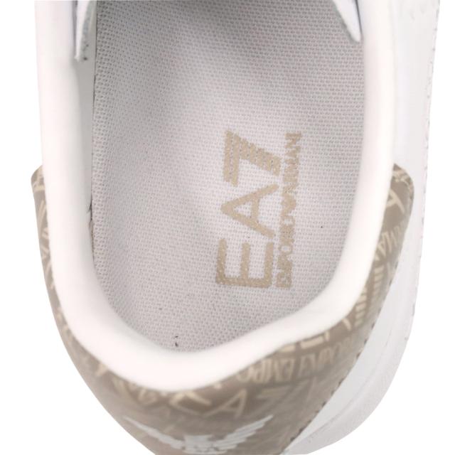 EMPORIO ARMANI エンポリオアルマーニ EA7 スニーカー メンズ ローカットスニーカー シューズ 靴 7X00331 AF10848 ホワイト×ベージュ 2026春夏新作