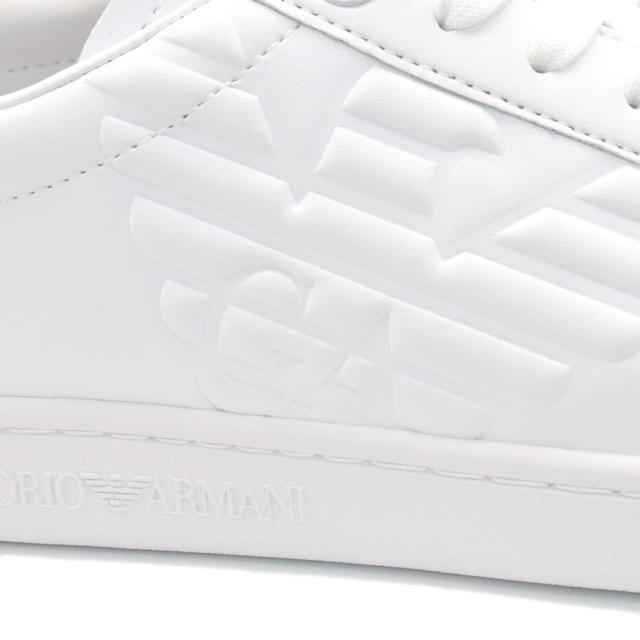 EMPORIO ARMANI エンポリオアルマーニ EA7 スニーカー メンズ ローカットスニーカー シューズ 靴 7X00331 AF10848 ホワイト 2026春夏新作_4