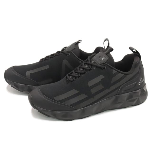 EMPORIO ARMANI エンポリオアルマーニ EA7 スニーカー メンズ ローカットスニーカー シューズ 靴 X8X217 XK433 ブラック 2026春夏新作