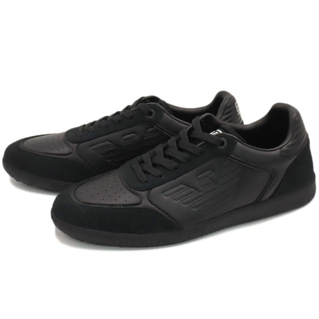 EMPORIO ARMANI エンポリオアルマーニ EA7 スニーカー メンズ ローカットスニーカー シューズ 靴 7X000405 AF19826 ブラック 2026春夏新作
