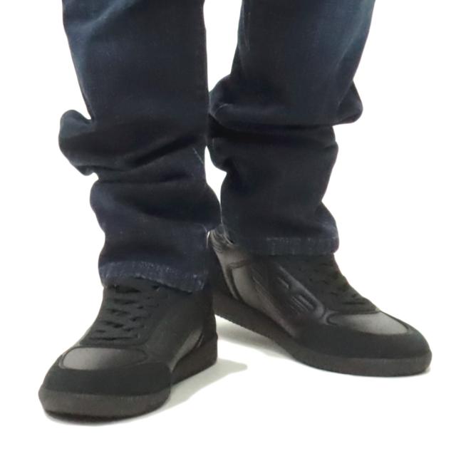 EMPORIO ARMANI エンポリオアルマーニ EA7 スニーカー メンズ ローカットスニーカー シューズ 靴 7X000405 AF19826 ブラック 2026春夏新作_2