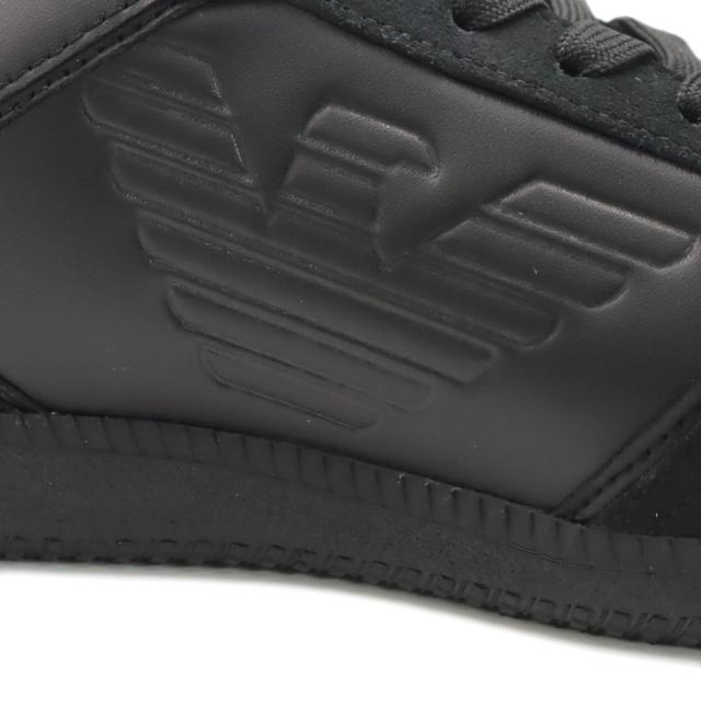 EMPORIO ARMANI エンポリオアルマーニ EA7 スニーカー メンズ ローカットスニーカー シューズ 靴 7X000405 AF19826 ブラック 2026春夏新作_4
