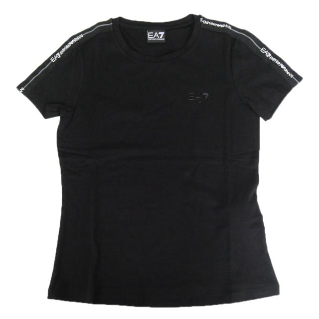 EMPORIO ARMANI エンポリオアルマーニ EA7 Tシャツ レディース クルーネックTシャツ 半袖 トップス 7W001490 AF10373 ブラック 2026春夏新作_4